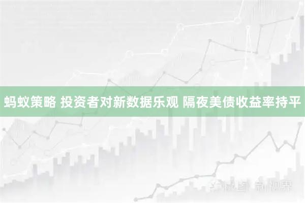 蚂蚁策略 投资者对新数据乐观 隔夜美债收益率持平