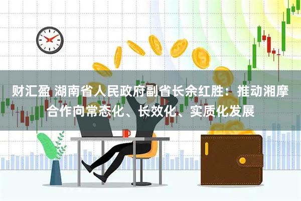 财汇盈 湖南省人民政府副省长余红胜：推动湘摩合作向常态化、长效化、实质化发展